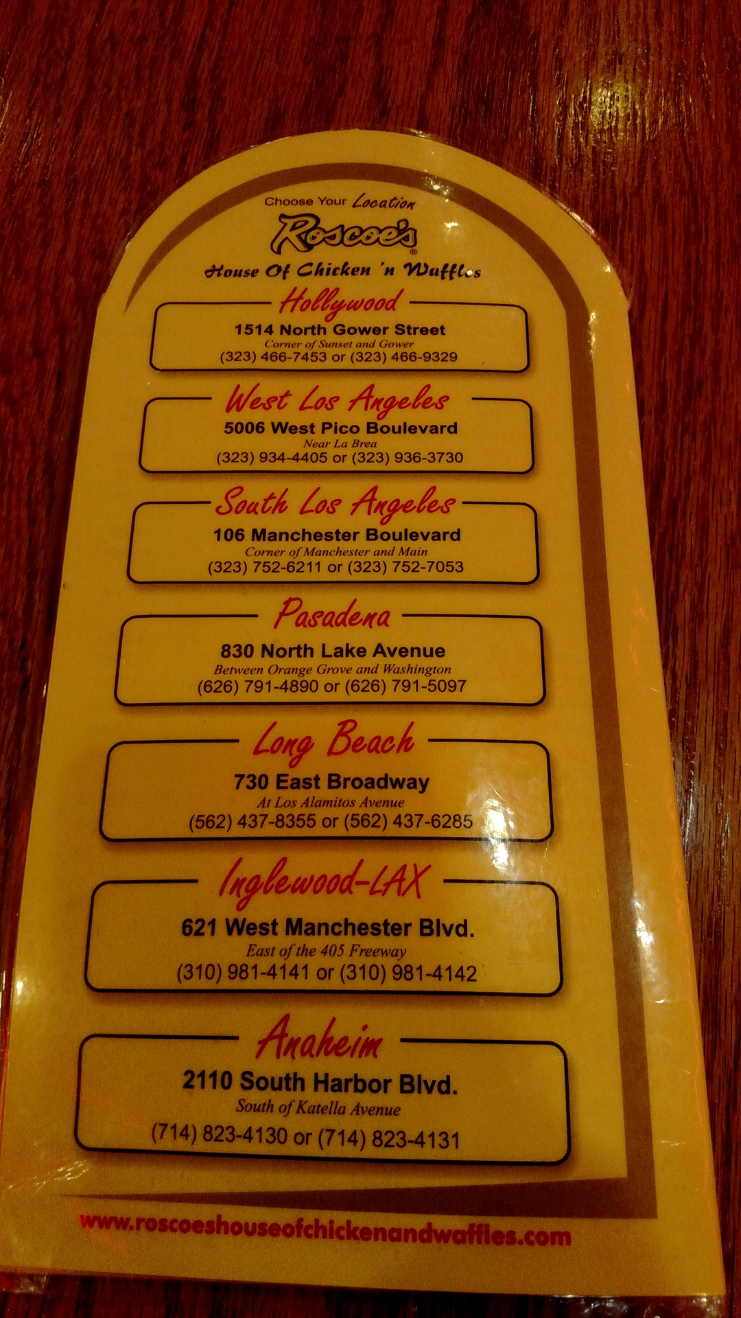 Roscoe’s House of Chicken and Waffles Long Beach, CA Jeff's Food