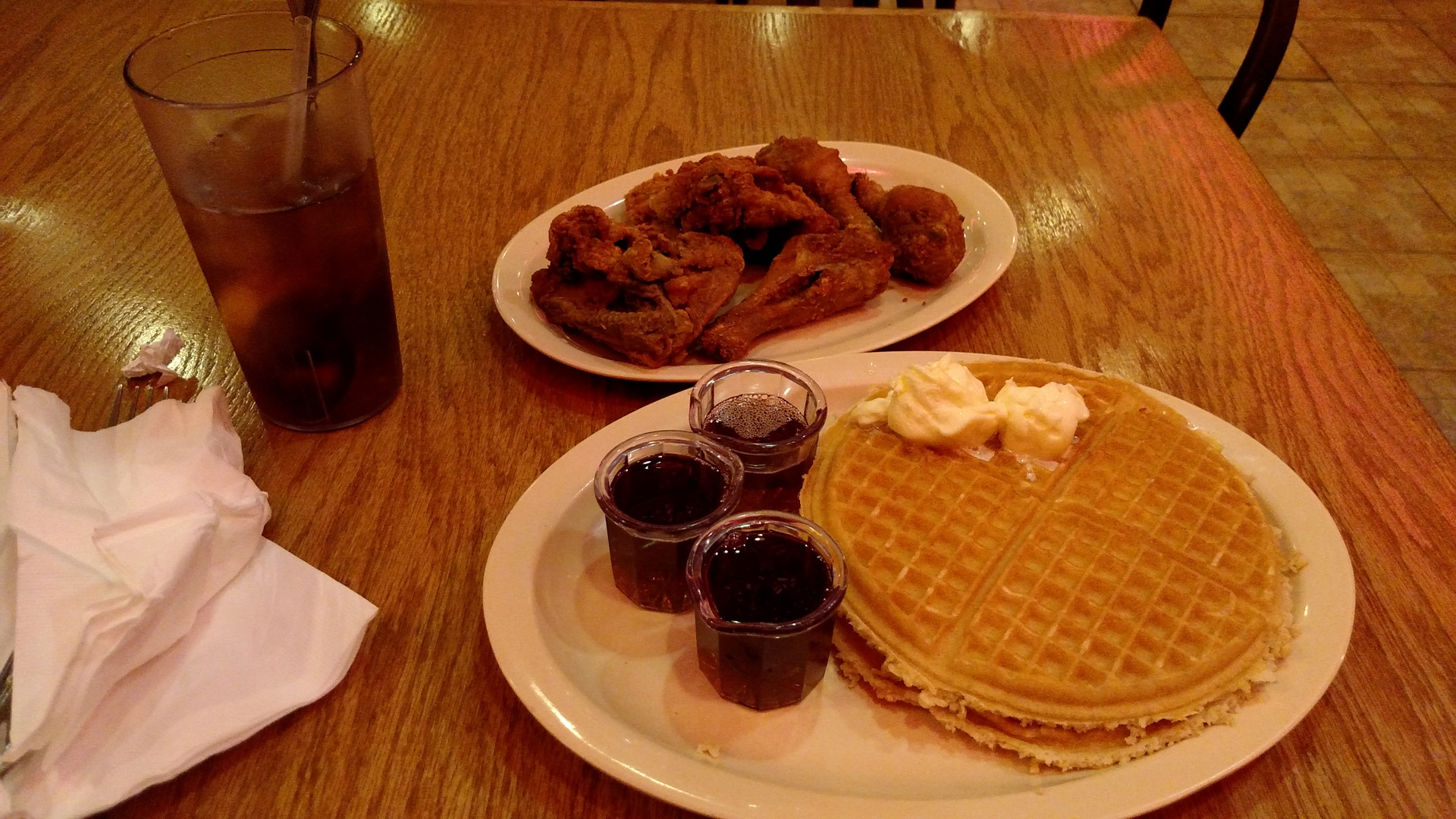 Roscoe’s House of Chicken and Waffles Long Beach, CA Jeff's Food