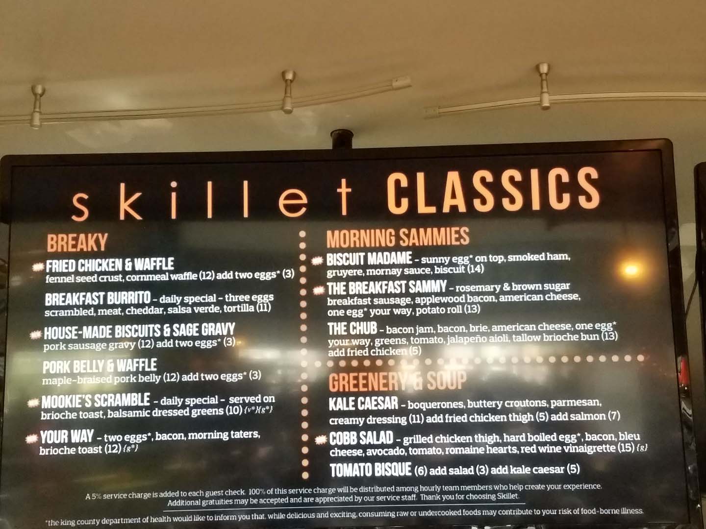 Skillet Counter Seattle Jeff's Food Travels